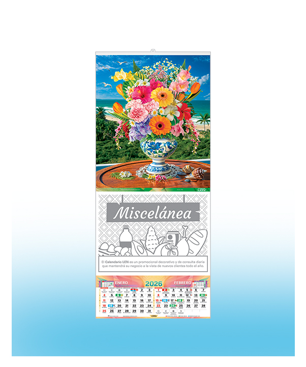Calendarios de Varilla Medianos